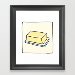 Butter Framed Art Print