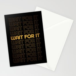 Wait For It - Aaron Burr - Hamilton Stationery Cards