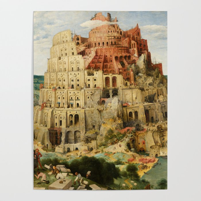 The Tower of Babel 1563 Poster