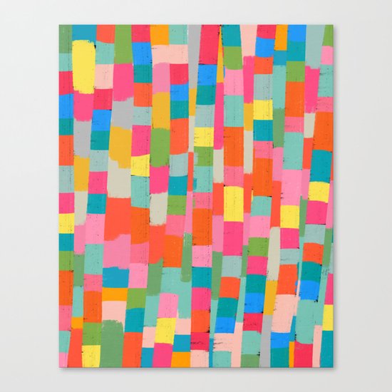 colorful patchwork 2 Canvas Print