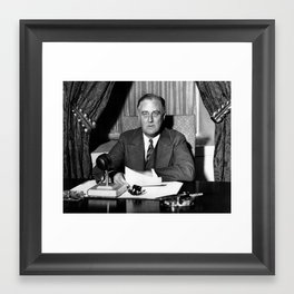 President Franklin Roosevelt Framed Art Print