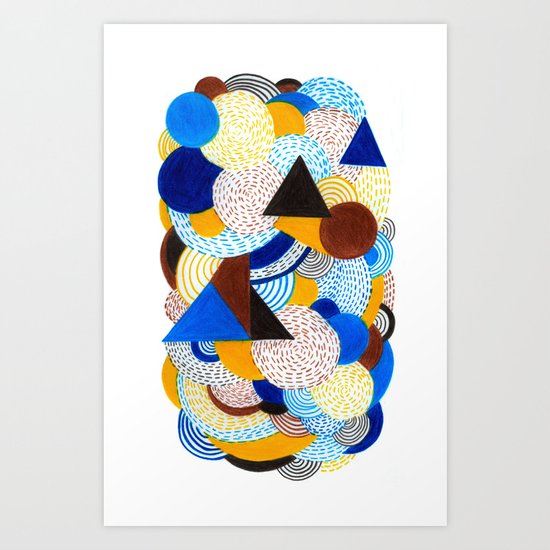 Cold sunshine Art Print