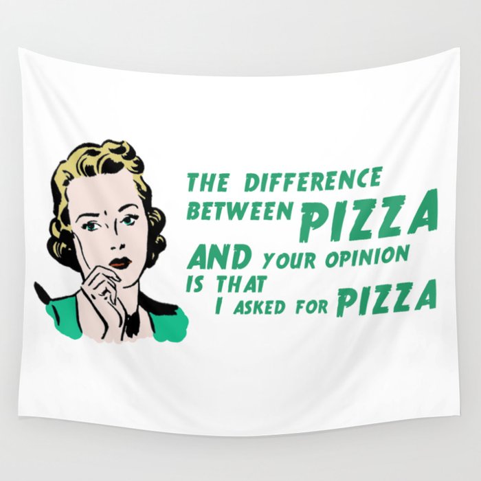 Funny Retro Vintage 50s Woman Sarcastic Quote Wall Tapestry By Dianadebord Society6