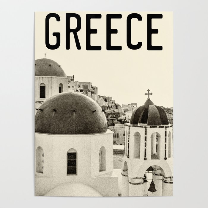 Greece, Cyclades, Santorini Poster