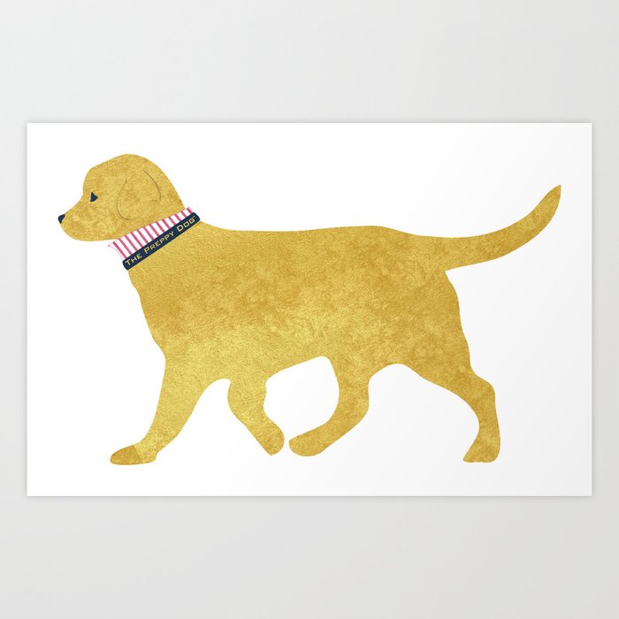 Preppy Dog Art Prints for Sale