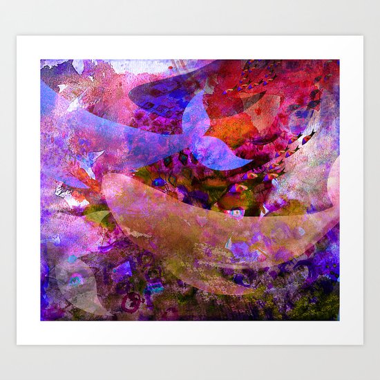 Whales! Art Print