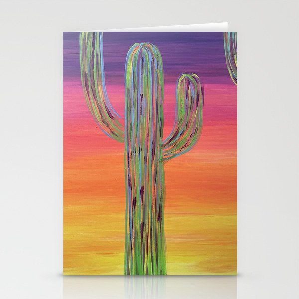 Cactus of Color Stationery Cards