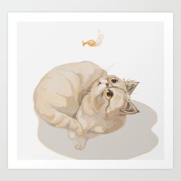 cat 002 Art Print