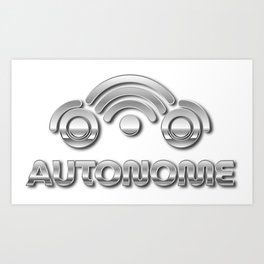Autonome - Car Logo Art Print