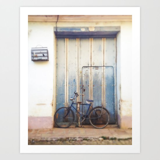 Bird and Bicycle. Art Print