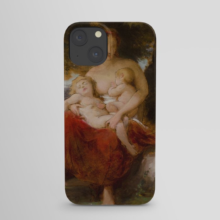 William-Adolphe Bouguereau "Study for Charity" iPhone Case