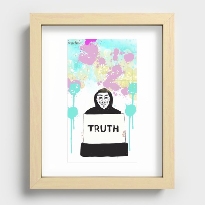 Cube of Truth Recessed Framed Print