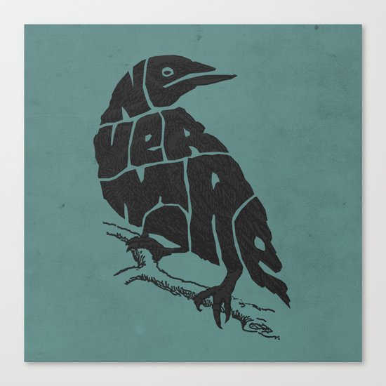 Quoth the raven Canvas Print