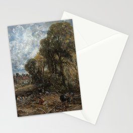 Vintage John Constable painting Stationery Card