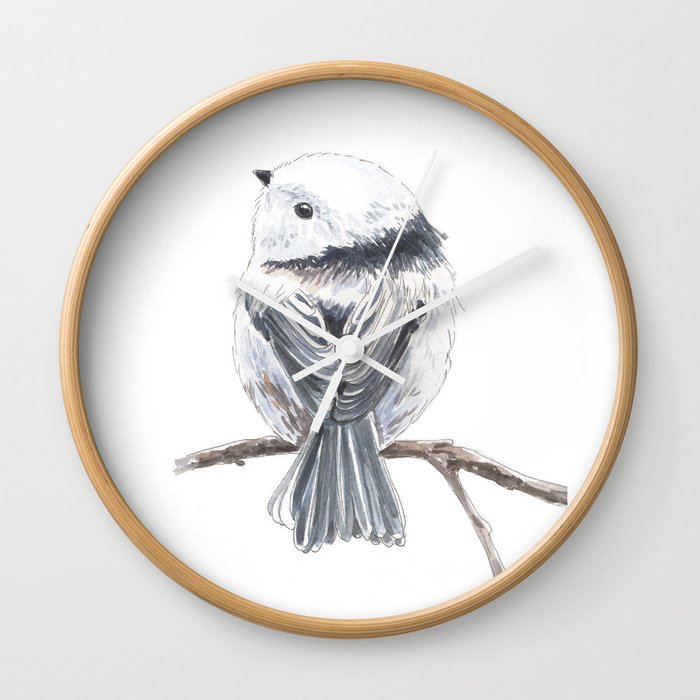 Tit bird Wall Clock