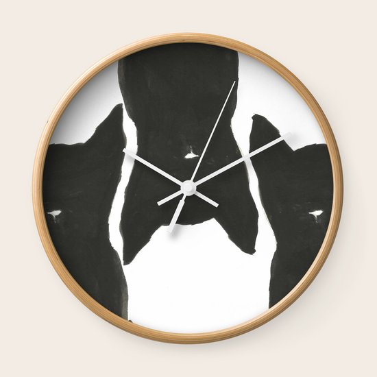 Black Cats Wall Clock