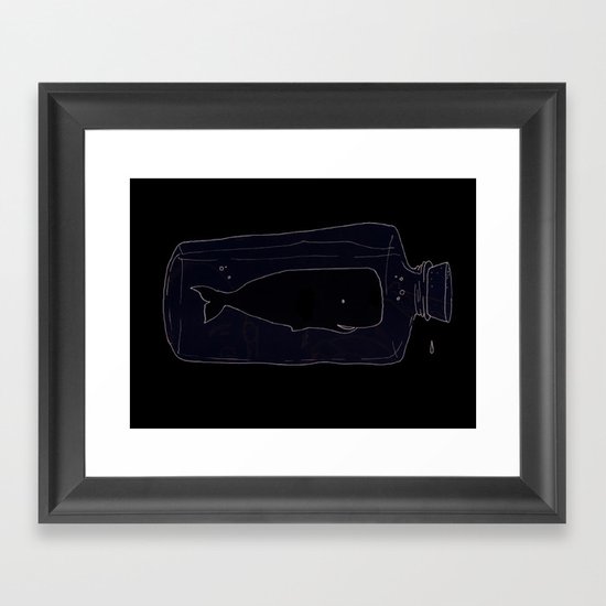Whale Framed Art Print