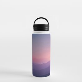 Stunning sunset mountain view Water Bottle