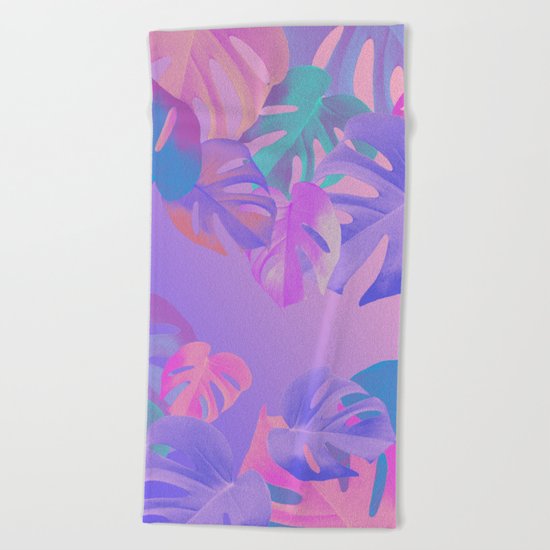 Monstera multi Beach Towel
