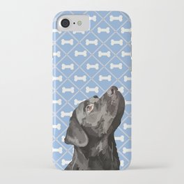 Black Labrador iPhone Case