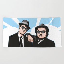 The Blues Brothers Beach Towel