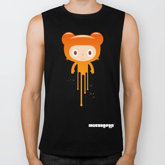 melting moment stare bear Biker Tank