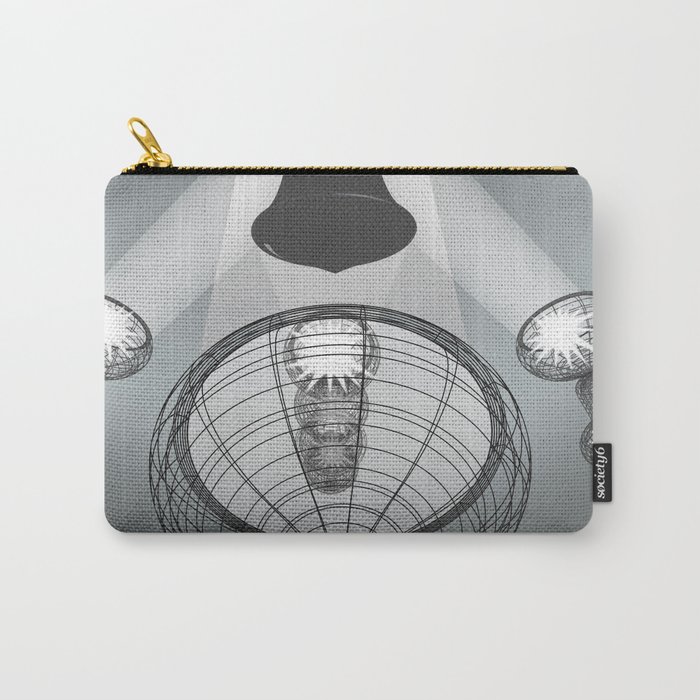 Light Illustration Carry-All Pouch