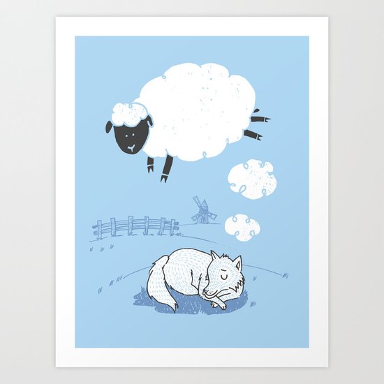 Ssshheep..! Art Print