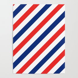 Barber Stripes Poster