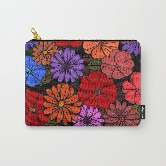Flower Power #4 Carry-All Pouch