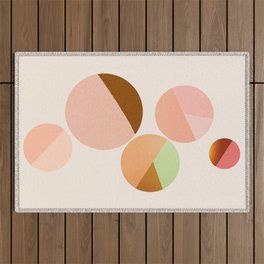 Abstraction_Contemporary_CIRCLE_POP_ART_MInimalism_005B Outdoor Rug