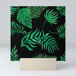 Green Pattern Mini Art Print