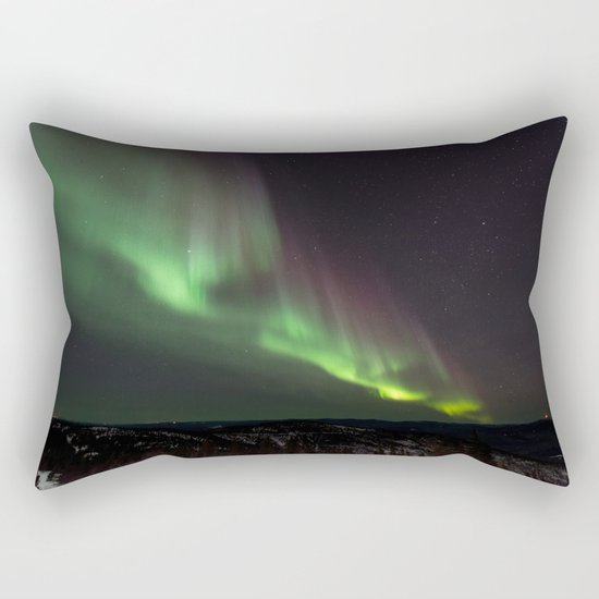 Northern Lights Rectangular Pillow