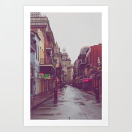 Early Morning on Bourbon Street x New Orleans Photography Art Print