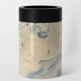 Abstract painting in fluid art technique Can Cooler