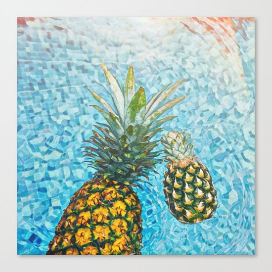 Be a Pinapple V2 #society6 #decor #buyart Canvas Print