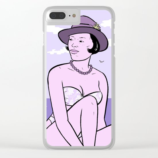 Ms January Clear iPhone Case