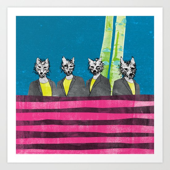 lupi (they are looking at you) Art Print