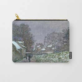 Monet Snow at Argenteuil 02 Carry-All Pouch