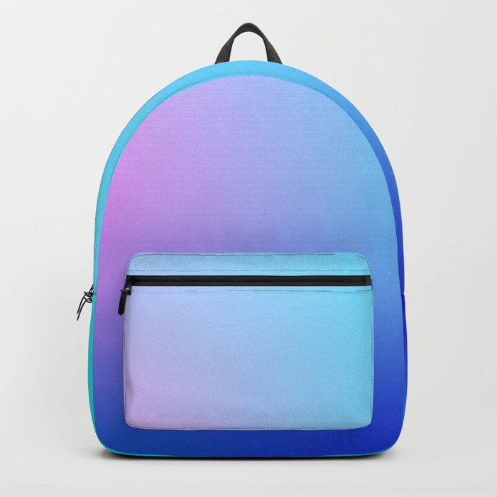2 Blue Gradient Background 220715 Minimalist Art Valourine Digital Design Backpack