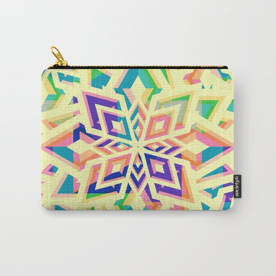 Decorative floral pattern for Christmas Carry-All Pouch