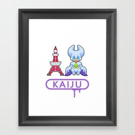 Aoi Kaiju Framed Art Print