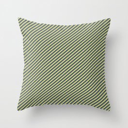 [ Thumbnail: Gray, Tan, and Dark Slate Gray Colored Lines/Stripes Pattern Throw Pillow ]