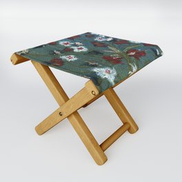 Holiday Blooms Folding Stool
