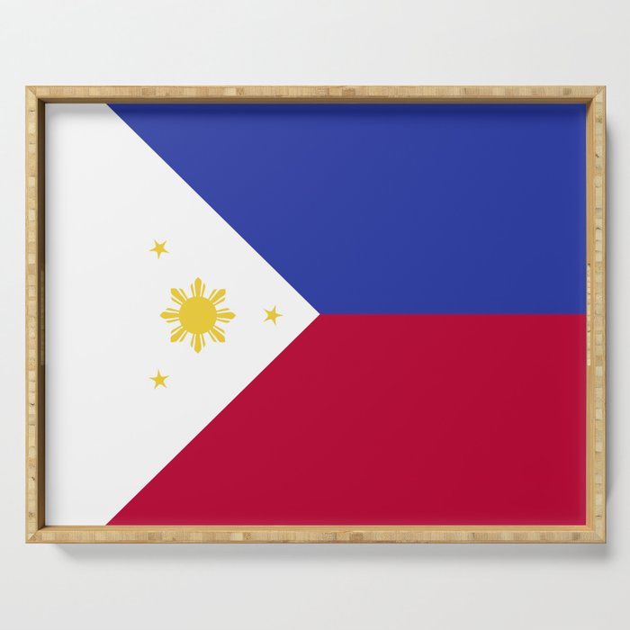 Philippines flag emblem Serving Tray