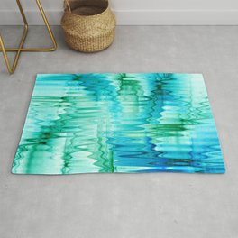 Water Ripples Abstract Area & Throw Rug