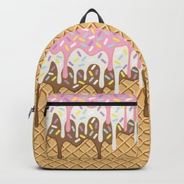 Neapolitan Ice Cream with Sprinkles Backpack
