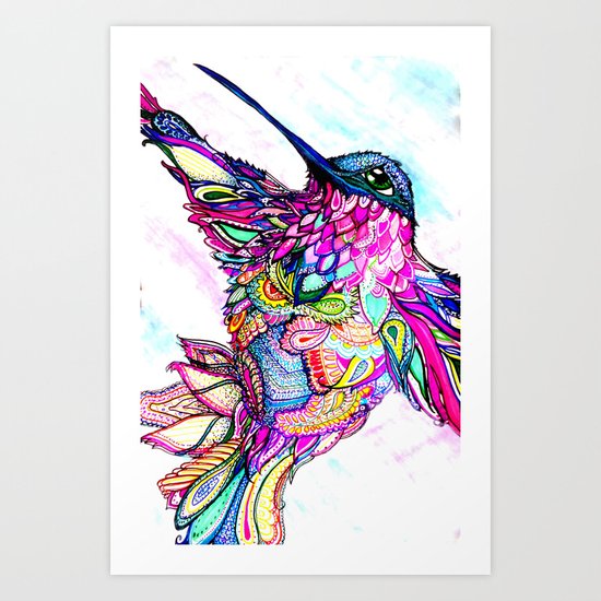 Illusion Fantasy in Flight Art Print