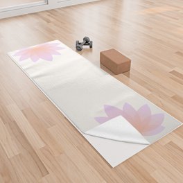 Lotus Flower Minimalism III Yoga Towel