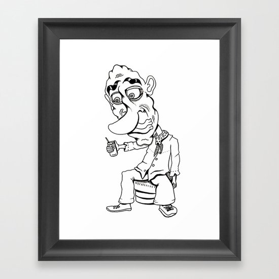 Shafted! Framed Art Print